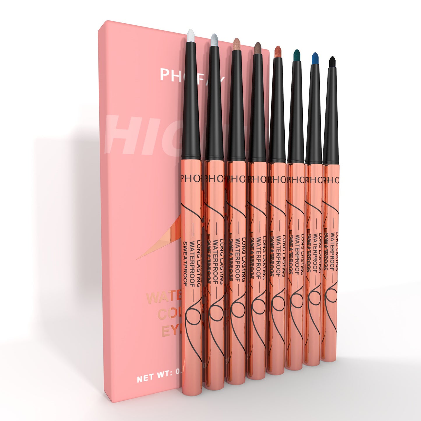 Waterproof Colorful Eyeliner Set (8pcs)