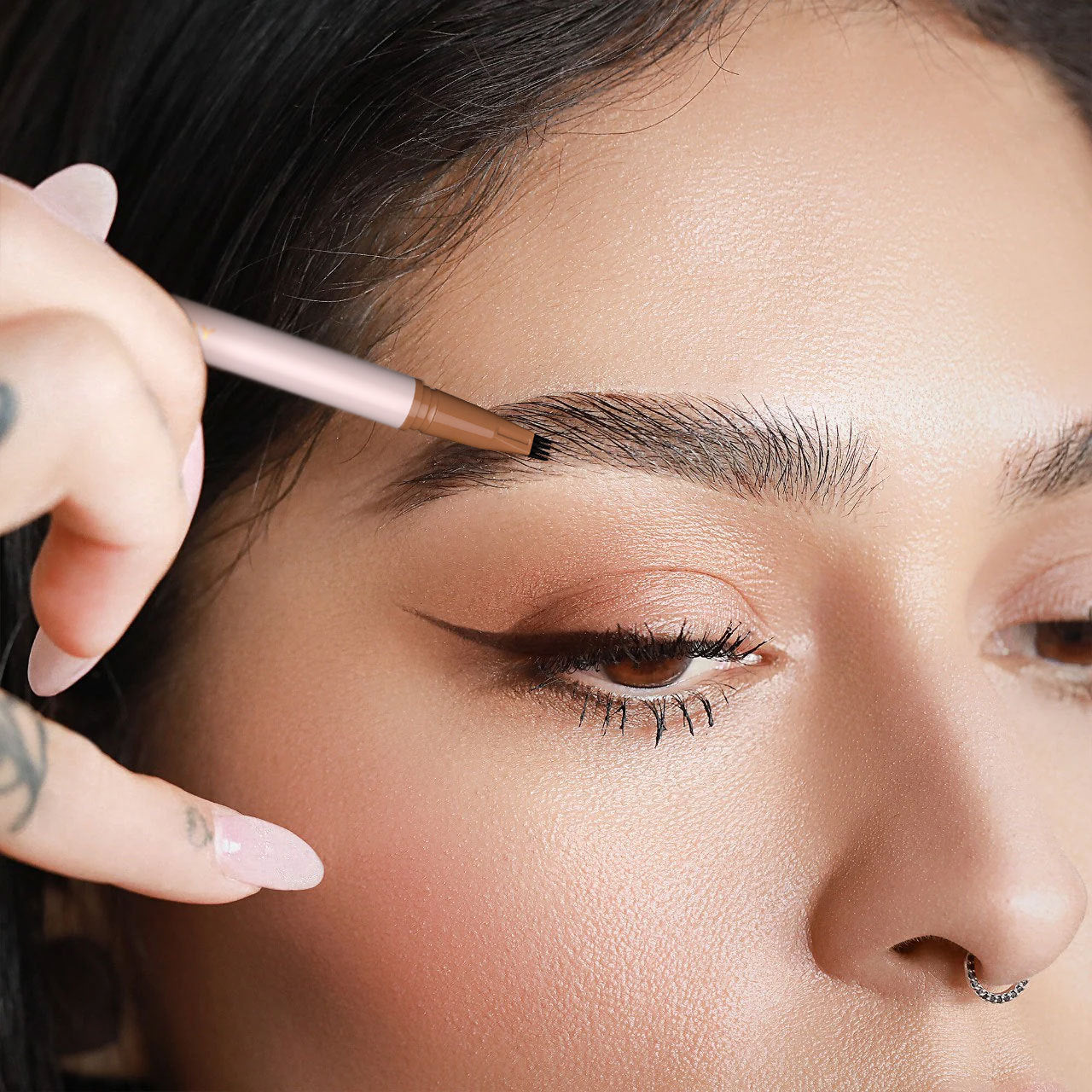 Waterproof Wild Eyebrow Pen (Hair Stroke Effect)